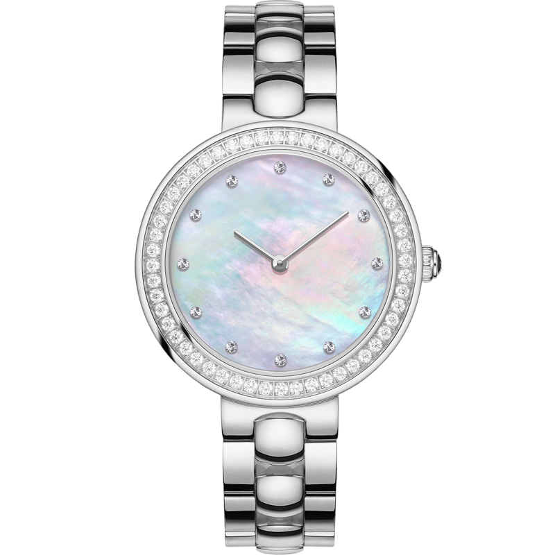 Quartz horloge van kristal